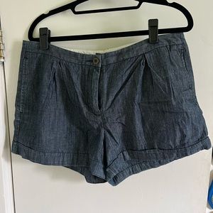 J Crew chambray shorts size 8